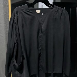 H&M Elegant Black Blouse